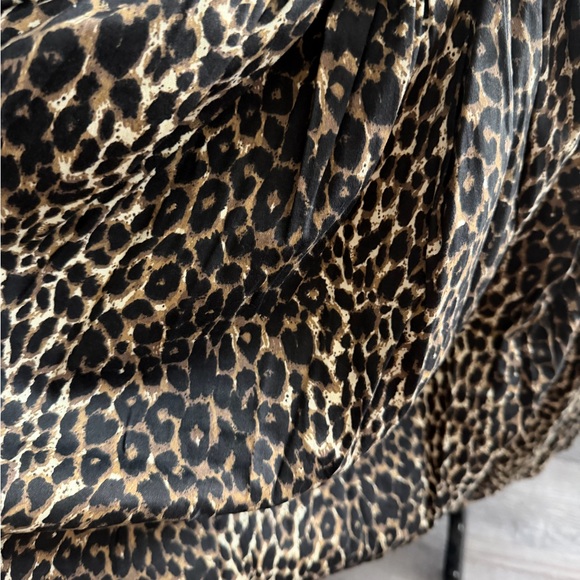Vixen Micheline Pitt Leopard Print Swing Skirt 2X - Picture 2 of 3